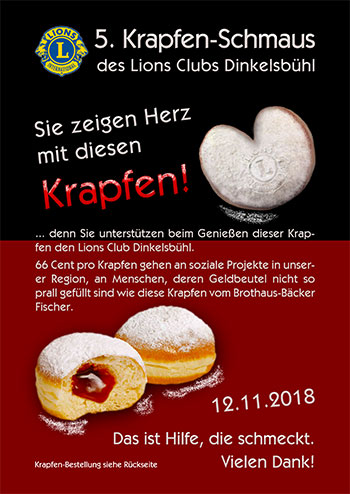 Krapfenschmaus Flyer
